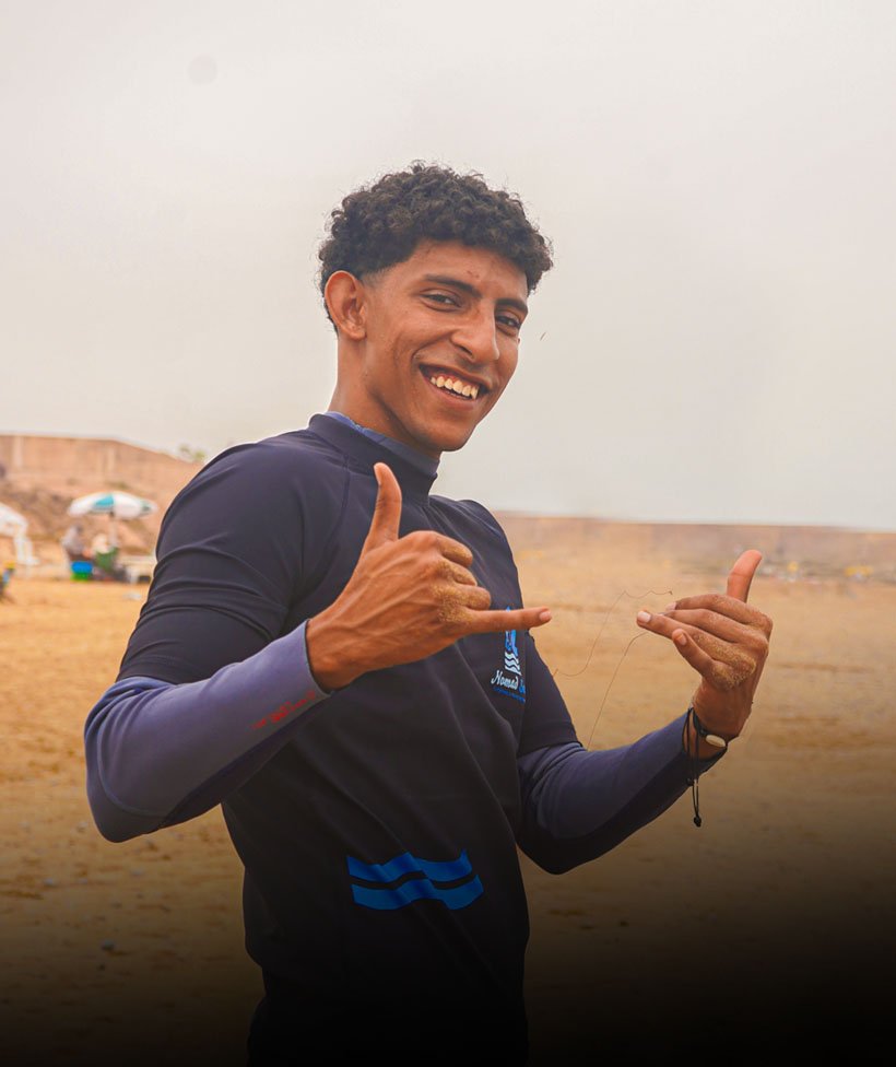 Imad, Camp Host at Nomad Surf Camp Morocco